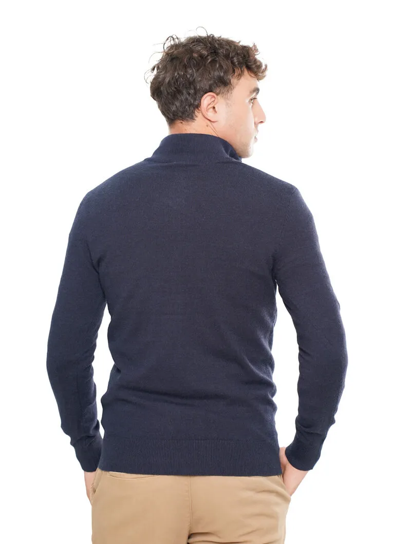 Pull camionneur avec col zippé